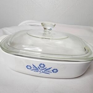 CorningWare P-7-B Square Casserole Dish/Baker Made In USA